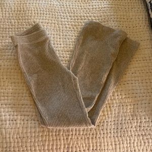 Aerie boot cut velour pants